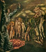 El Greco the vision of st. john oil painting reproduction